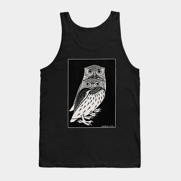 Two Owls 2021 Tank Top by hubcon